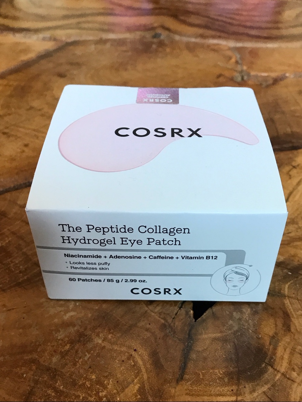 COSRX Peptide Collagen Hydrogel Eye Patch — Light Pink
